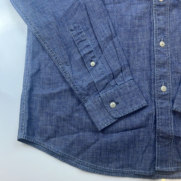 Black Brown 1826 Checkered Button Down Shirt S120-3 - Picture 3 of 5